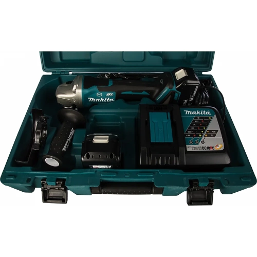 Угловая шлифмашина Makita LXT DGA508RME фото 8 Угловая шлифмашина Makita LXT DGA508RME фото 8