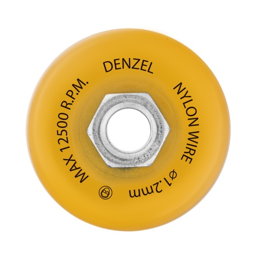 Щетка для УШМ, 75 мм, Чашка, нейлоновая щетина, М14 Denzel фото 2