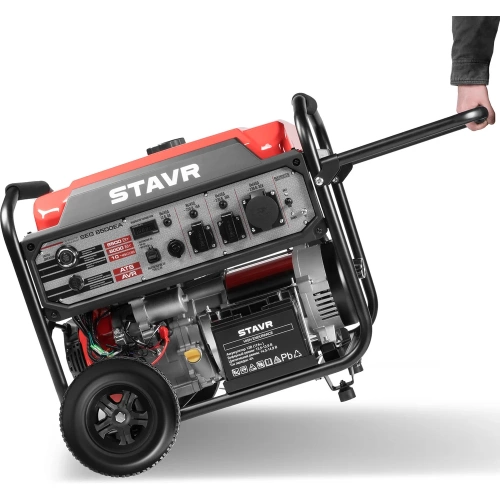 Генератор бензиновый Ставр 8500/8000 Вт, 230В, 50Гц, эл.стартер + ручной, ATS-автозапуск (зима/лето), STAVR SEG 8500EA 9040200036 фото 8 Генератор бензиновый Ставр 8500/8000 Вт, 230В, 50Гц, эл.стартер + ручной, ATS-автозапуск (зима/лето), STAVR SEG 8500EA 9040200036 фото 8