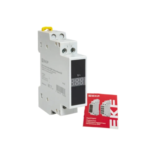 Модульный однофазный цифровой индикатор напряжения EKF VDI-G31 фото 10 Модульный однофазный цифровой индикатор напряжения EKF VDI-G31 фото 10