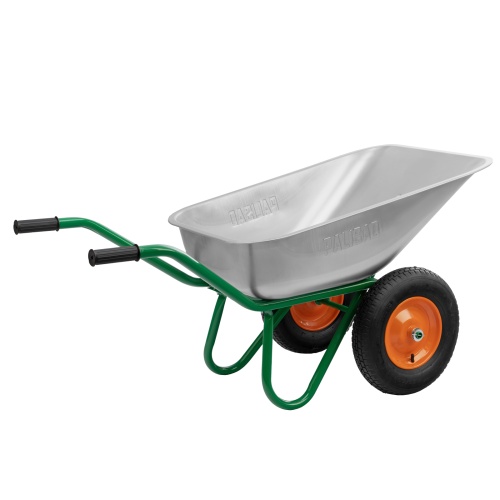 Тачка садово-строительная, 2-х колесная, усиленная, грузоподъемность 320 кг, объем 90 л Palisad фото 4