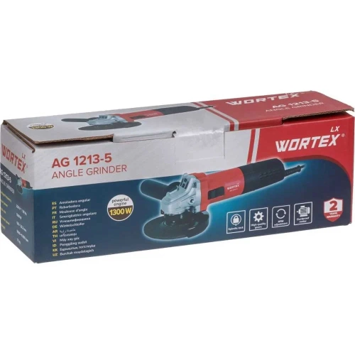 Одноручная углошлифмашина WORTEX LX AG 1213-5 в коробке 1300 Вт, 125 мм, 5000-11000 об/мин 1335895 фото 8 Одноручная углошлифмашина WORTEX LX AG 1213-5 в коробке 1300 Вт, 125 мм, 5000-11000 об/мин 1335895 фото 8