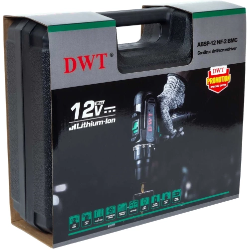 Аккумуляторная дрель-шуруповерт DWT ABSP-12 NF-2 BMC фото 11 Аккумуляторная дрель-шуруповерт DWT ABSP-12 NF-2 BMC фото 11