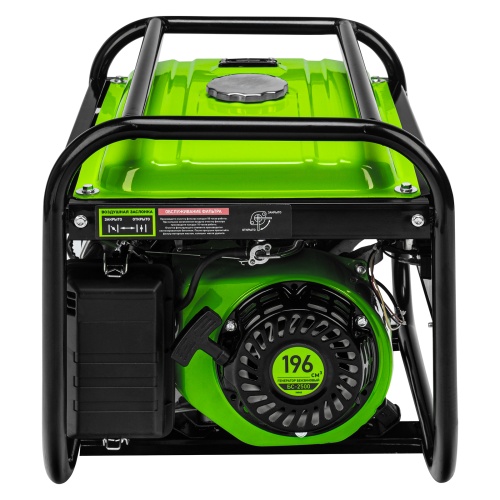 Генератор бензиновый БС-2500, 2.2 кВт, 230В, четырехтактный, 15 л, ручной стартер Сибртех фото 8