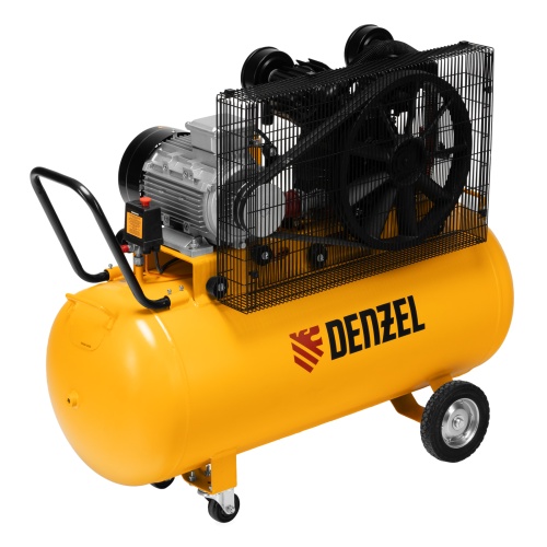 Компрессор воздушный рем. привод BCV 5500-T/200, 5,5 кВт, 200 литров, 850 л/мин Denzel фото 3