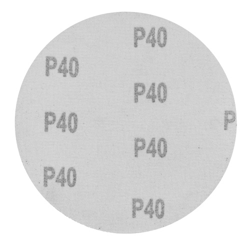 Круг абразивный на ворсовой подложке под "липучку", P 40, 125 мм, 10 шт Сибртех фото 2