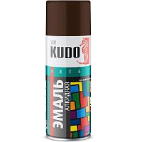 Эмаль аэрозольная универсальная Kudo KU-1012 коричневая 520 мл