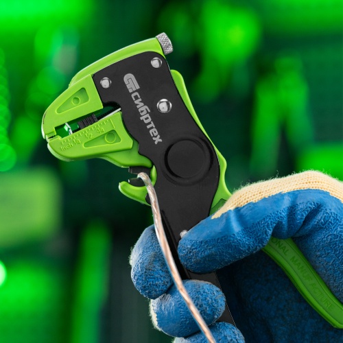 Щипцы для зачистки электропроводов, сечением: 0.2-3.5 мм2, функция обрезания проводов Сибртех фото 13