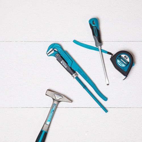 Ключ трубный рычажный 1, №1, цельнокованый, CrV, тип "L" Gross фото 6