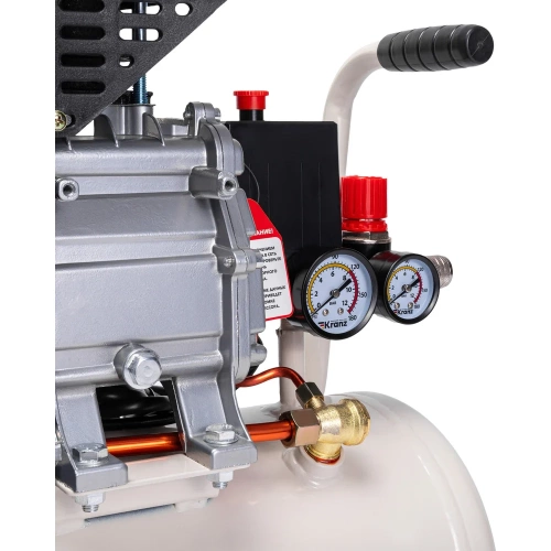 Компрессор воздушный Kranz KR-1500/24, 1500Вт, 230 л/мин, 24л KR-16-1151 фото 5 Компрессор воздушный Kranz KR-1500/24, 1500Вт, 230 л/мин, 24л KR-16-1151 фото 5