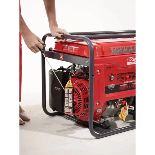 Генератор бензиновый электрический POWERAC 6.5 кВт, 220В, 15л.с., электростартер + АКБ PR7500H2E фото 8 Генератор бензиновый электрический POWERAC 6.5 кВт, 220В, 15л.с., электростартер + АКБ PR7500H2E фото 8