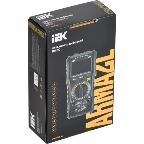 Цифровой мультимер IEK Arma2l 5 dm3c A2L5-DM13-03 фото 3