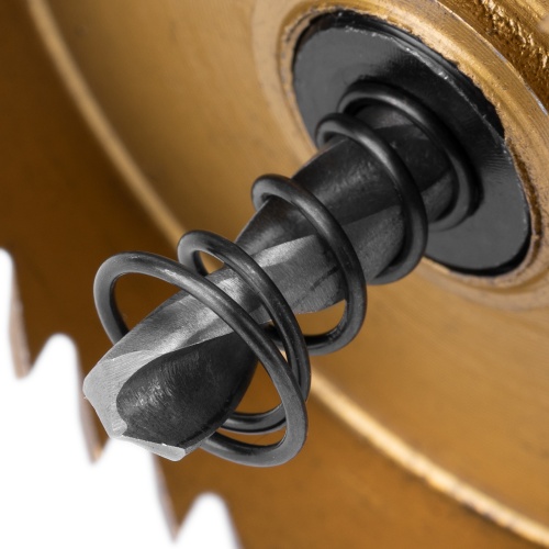 Коронка по металлу HSS, 60 мм, нитридтитановое покрытие Denzel фото 6