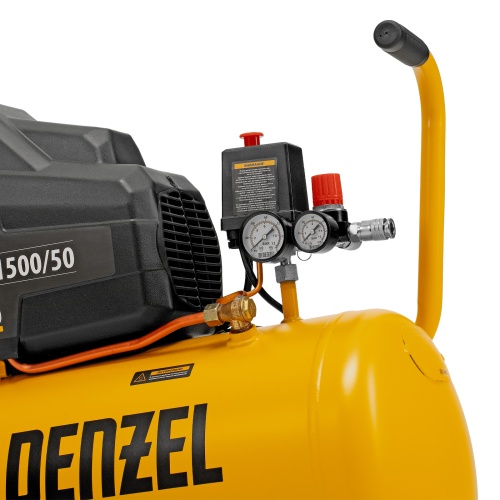 Компрессор воздушный DK1500/50, Х-PRO 1.5 кВт, 230 л/мин, 50 л Denzel фото 17