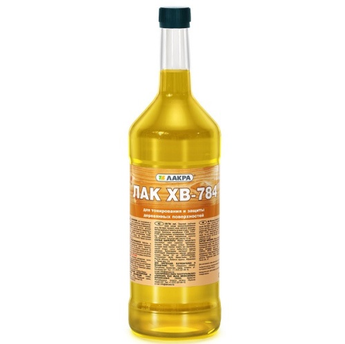 Лак для дерева Лакра ХВ-784 бесцветный 0,5 л