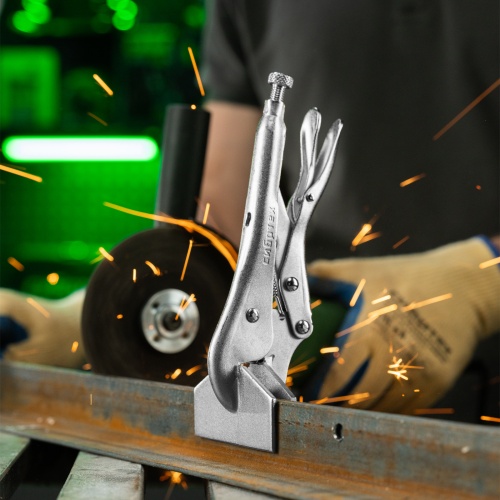 Зажим ручной, фиксация плоскости, 205 мм Сибртех фото 12