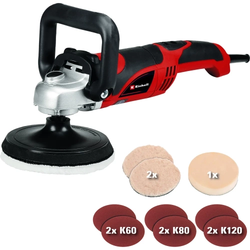 Полировальная машина Einhell CC-PO 1100/150 E 2093275 фото 4 Полировальная машина Einhell CC-PO 1100/150 E 2093275 фото 4