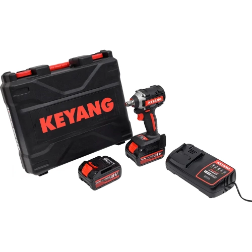 Бесщеточный аккумуляторный ударный гайковерт KEYANG IW20BLH-315 set фото 4