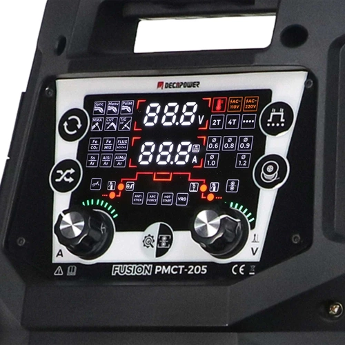 Сварочный полуавтомат DECAPOWER FUSION PMCT-205 PTLN PMCT205PTLN фото 3 Сварочный полуавтомат DECAPOWER FUSION PMCT-205 PTLN PMCT205PTLN фото 3