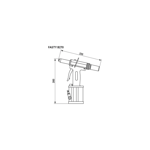 Пневмозаклепочник Fasty b270 05F-00B270 фото 3 Пневмозаклепочник Fasty b270 05F-00B270 фото 3