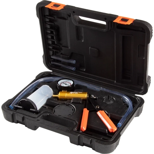 Вакуумметр AFFIX от -1 до 0 бар, комплект адаптеров, кейс, 15 предметов AF12030015C фото 3