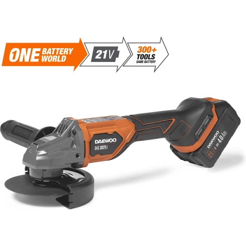 Углошлифовальная аккумуляторная машина DAEWOO DAG 3021Li SET фото 6 Углошлифовальная аккумуляторная машина DAEWOO DAG 3021Li SET фото 6