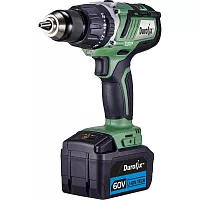 Аккумуляторная дрель Durofix 1/2(13мм) 60В 1 АКБ 2,5Ач+ЗУ RK60132-PM