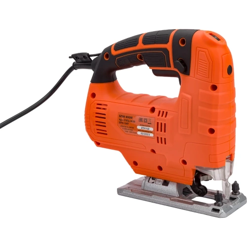 Лобзик Спец БПМ-800М, 850 Вт, литая подошва, лазерная направл, быстрозаж.патрон,0-3000об/мин, маятник, макс глубина пропила в дереве 100мм, цв коробка СПЕЦ-4039 фото 5