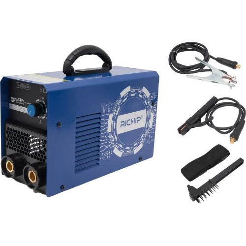 Инверторный сварочный аппарат (220 А; 2+1.5 м; ПВ 60%) Richip MiniArc 220T (в кейсе)