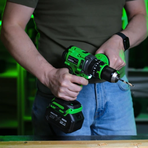 Аккумуляторная ударная бесщеточная дрель-шуруповерт в кейсе WORTEN 150 Нм, 2х4.0Ач, 21В КА-90000703 фото 9 Аккумуляторная ударная бесщеточная дрель-шуруповерт в кейсе WORTEN 150 Нм, 2х4.0Ач, 21В КА-90000703 фото 9