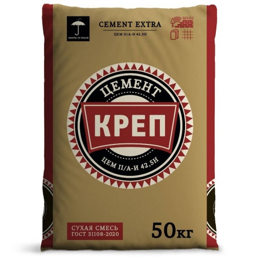 Цемент Креп М500 Д20/ЦЕМ II А-И 42,5Н 50 кг