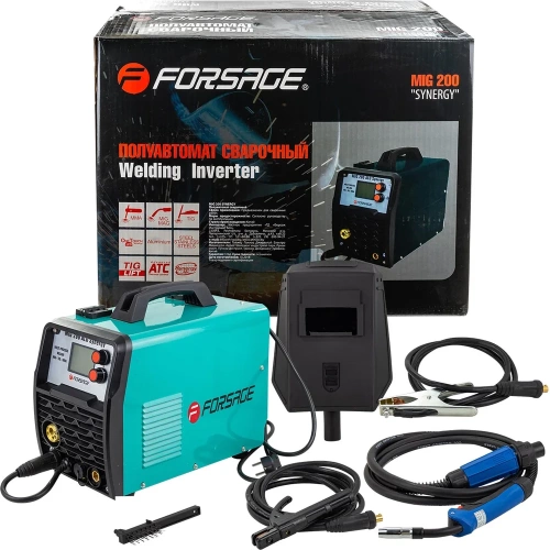 Сварочный аппарат Forsage MIG, MMA, TIG 28270 F-MIG200 SYNERGY F-MIG200 SYNERGY(28270)