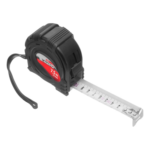 Рулетка Black,7,5 м х 25 мм,обрезиненный корпус Matrix фото 5