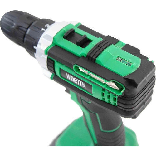 Дрель-шуруповерт WORTEN 2x2.0Ач, 21В, с набором 63 инструмента IM КА-90000574 фото 4 Дрель-шуруповерт WORTEN 2x2.0Ач, 21В, с набором 63 инструмента IM КА-90000574 фото 4