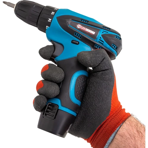 Дрель-шуруповерт аккумуляторная FORCEKRAFT с набором аксессуаров FK-CD6017(64834) фото 10