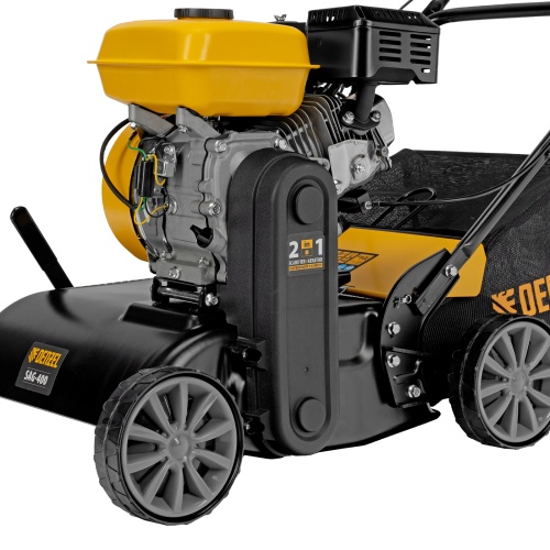 Скарификатор-аэратор бензиновый SAG-400, 212 см3, -15/+10 мм, 40 см Denzel фото 11