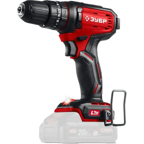 Ударная дрель-шуруповерт ЗУБР 20 В, 40 Н·м, без АКБ (LMS) ДШУ-40