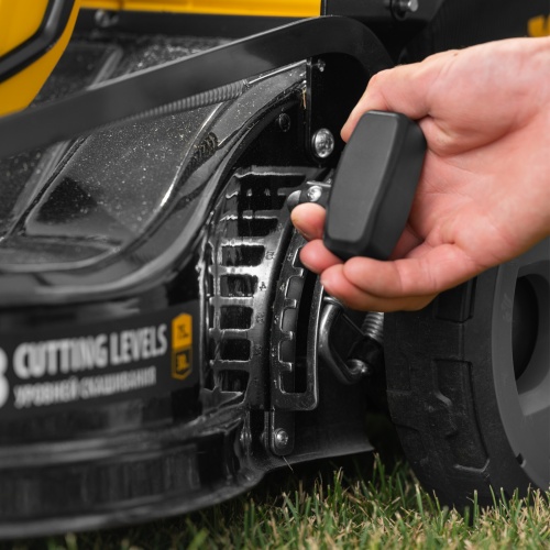 Газонокосилка аккумуляторная бесщет. DLM-460, 460 мм, травосб. 65 л., Li-Ion, 40 В Denzel фото 38