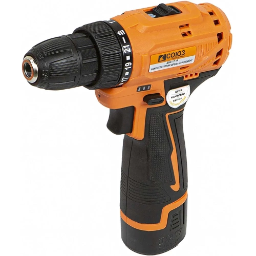 Аккумуляторная дрель-шуруповерт Союз ДШС-12-1Л фото 11