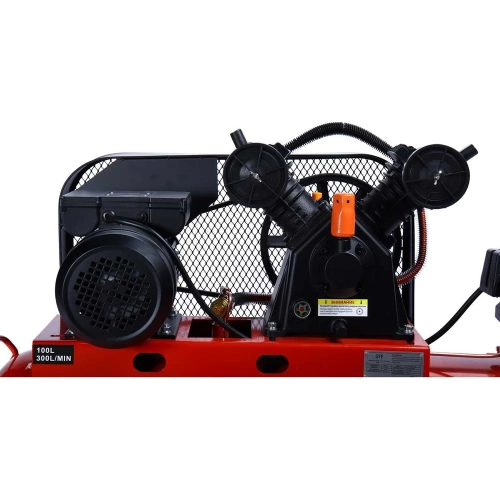 Компрессор поршневой с ременным приводом GTE 220В, ресив. 100л, 300л/мин. -MR4100300B GTE-MR4100300B фото 5