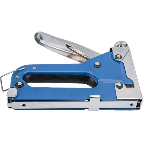 Мебельный степлер ТУНДРА регулируемый, металлический корпус, тип скоб 53, 4 - 14 мм 1018497 фото 4