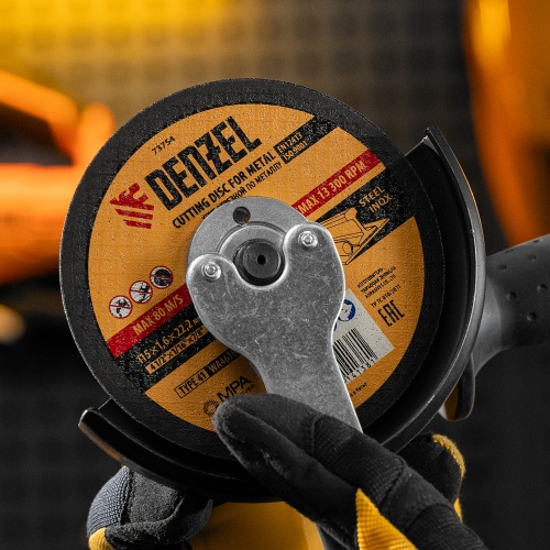 Круг отрезной по металлу, 115 х 1.6 х 22.2 мм Denzel фото 6