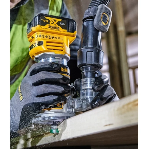 Аккумуляторный вертикальный фрезер DEWALT DCW604P2, 18 В, 25500 об/мин, 55 мм, с 2 АКБ 5 Ач и ЗУ, в кейсе TSTAK () DCW604P2-QW фото 10 Аккумуляторный вертикальный фрезер DEWALT DCW604P2, 18 В, 25500 об/мин, 55 мм, с 2 АКБ 5 Ач и ЗУ, в кейсе TSTAK () DCW604P2-QW фото 10