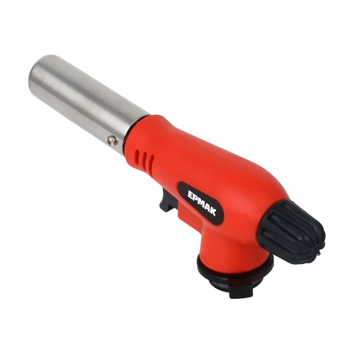 Горелка ЕРМАК с пьезорозжигом, свободн. вращ., цанговый захват, шир. сопло; 16,5х6х4см 116-021 фото 5 Горелка ЕРМАК с пьезорозжигом, свободн. вращ., цанговый захват, шир. сопло; 16,5х6х4см 116-021 фото 5