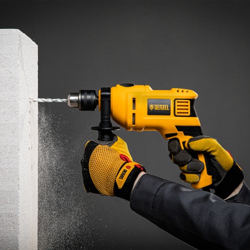Дрель ударная ID-650, 650 Вт, 0-3000 об/мин, 48000 уд/мин Denzel фото 16
