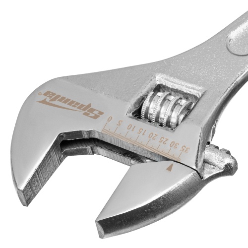 Ключ разводной, 300 мм, хромированный Sparta фото 4