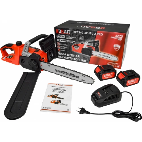 Пила цепная аккумуляторная BRAIT BCCS40-4PUBL-2 PRO 21.01.209.101 фото 10 Пила цепная аккумуляторная BRAIT BCCS40-4PUBL-2 PRO 21.01.209.101 фото 10