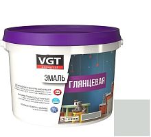 Эмаль универсальная VGT глянцевая Ral 7035 дымчато-серая 1 кг