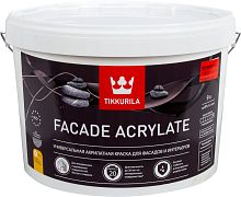 Краска для колеровки фасадная Tikkurila Facade Acrylate прозрачная 9 л