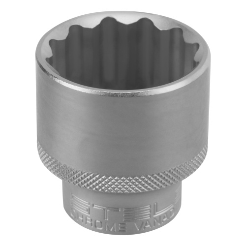 Головка торцевая, 32 мм, двенадцатигранная, CrV, под квадрат 1/2, хромированная Stels фото 2